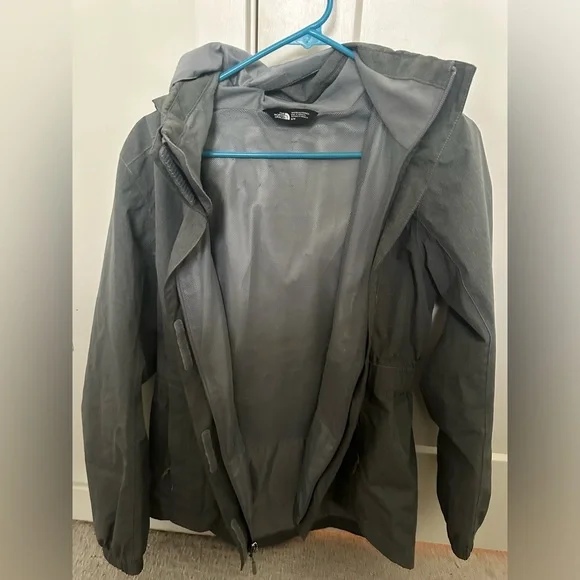 North face gray women’s rain jacket - Picture 3 of 7